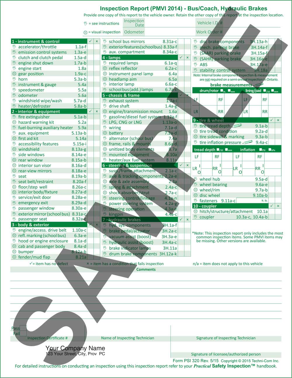 Practical Safety Inspection - Bus/Coach Hydraulic Brakes - Click Image to Close