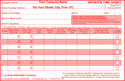 Exemption Log / Run Sheet, PERSONALIZED