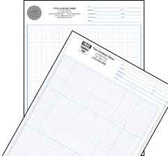 Graph Paper Pad (Ruled 1/4" or 1/8")