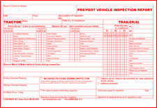 Pre/Post Vehicle Inspection Report