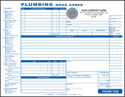 Plumbing Work Order / Invoice - PERSONALIZED